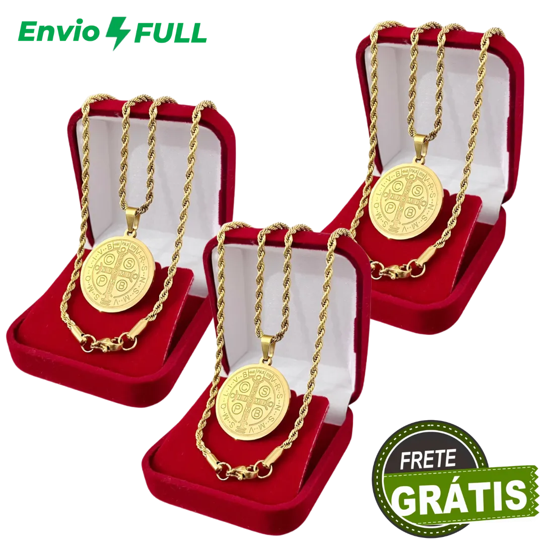Kit 3 Colares São Bento